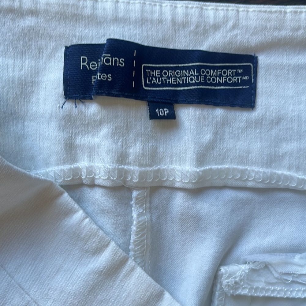Very comfortable to wear, casual white summer pants. - Picture 11 of 16